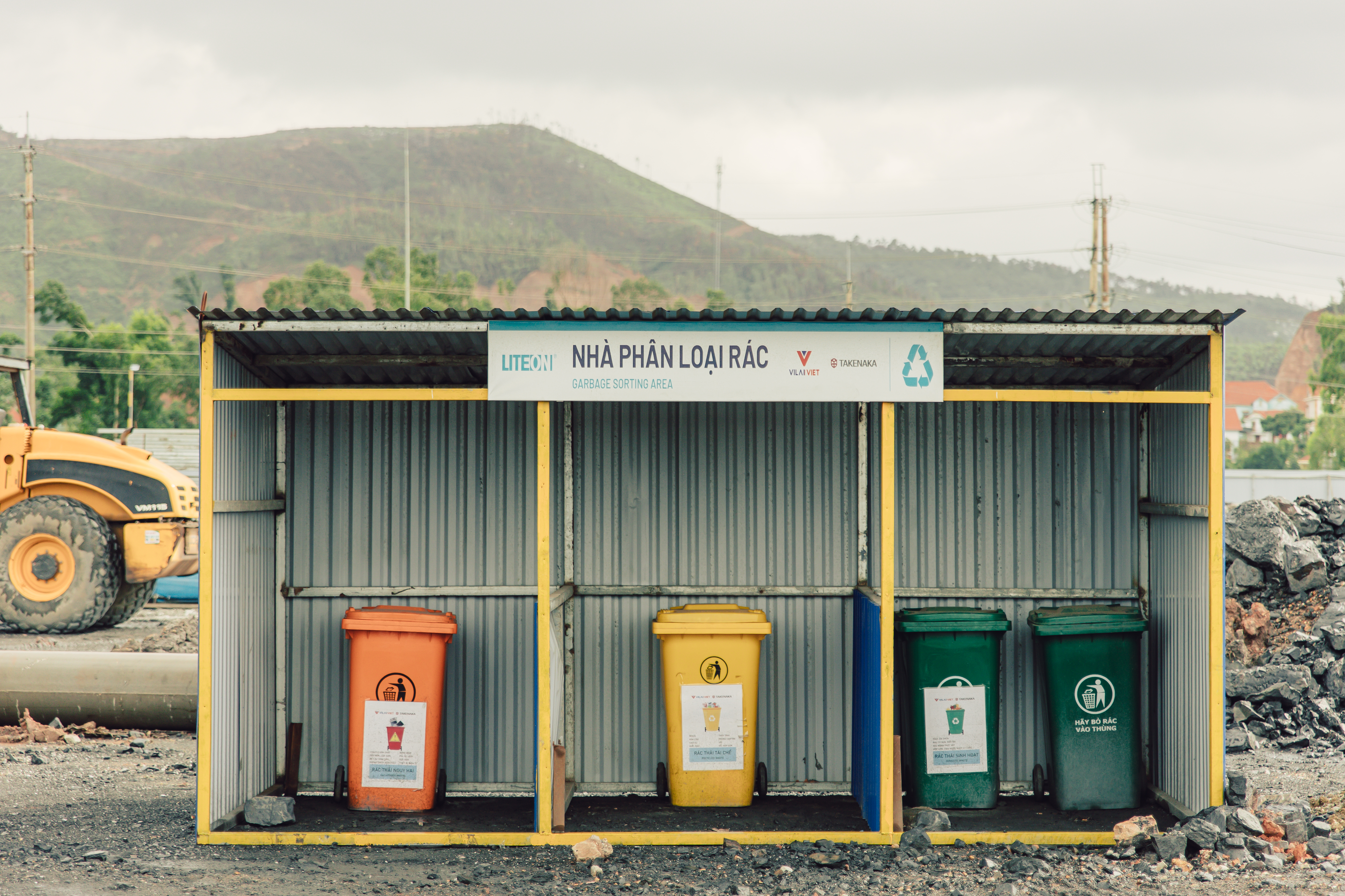 The waste classification system is operated on-site.